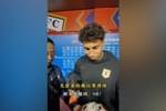 戴帽收获比赛用球！谢文能在足球上签牛&times;，克雷桑说知道什么意思
